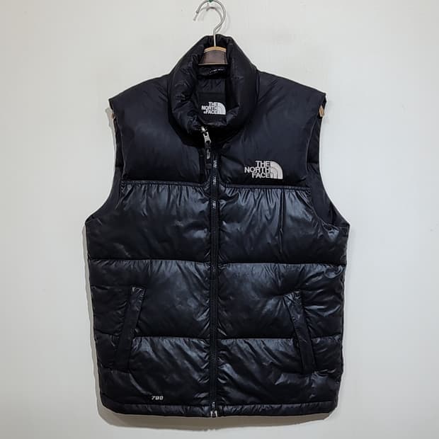 (95) 노스페이스 눕시 패딩조끼 블랙 거위털 구스다운 700 베스트 