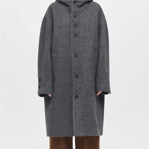 원가39만원 애드오프 BACK ZIPPER HOOD COAT 코트