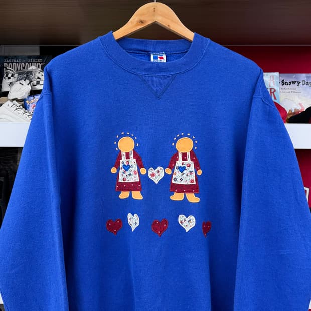 90s 러셀 스웻셔츠 맨투맨 (L)