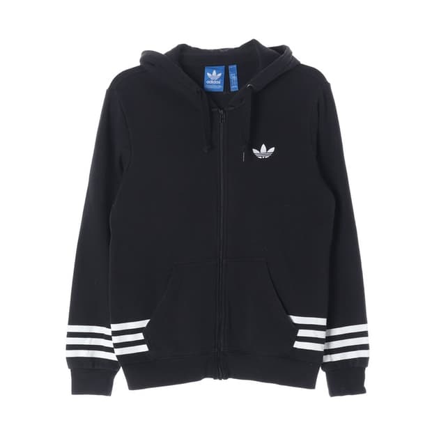 아디다스 오리지널 트레포일 3선 후드 집업 S
