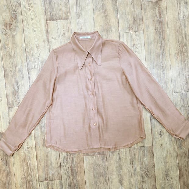 런던레이스(LONDON RACE) 시스루 블라우스 55-66 새상품