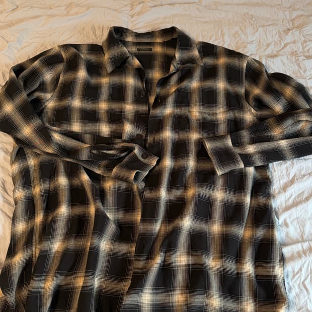 (하루특가/ 1사이즈, 실착1회) 23ss 코모리 레이온셔츠