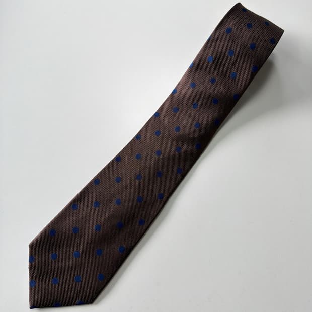 빈티지 실크 넥타이 7.8cm