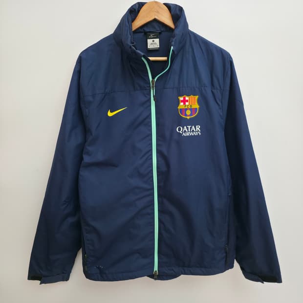 [XL] 나이키 FC바르셀로나 바람막이 네이비