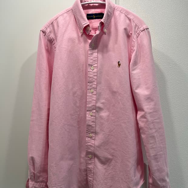 폴로 핑크 옥스퍼드 셔츠