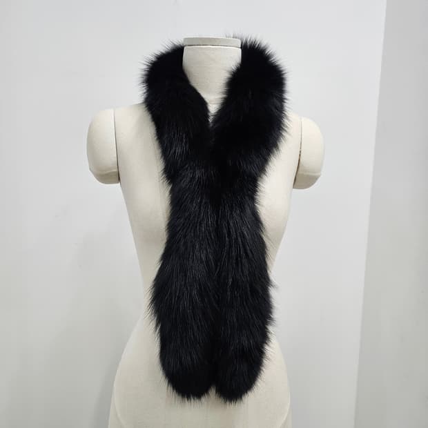 블랙 폭스퍼 머플러