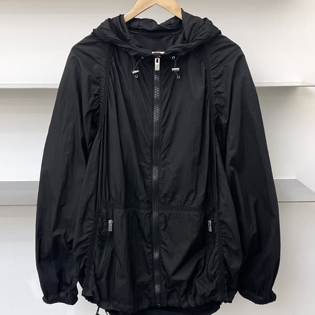 캘빈 클라인 17SS 나일론 셔링 후드 자켓