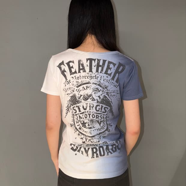 Half-fade printing tee