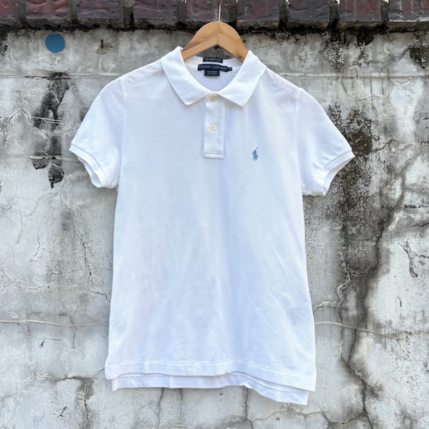 Polo 폴로 흰색 반팔 카라티