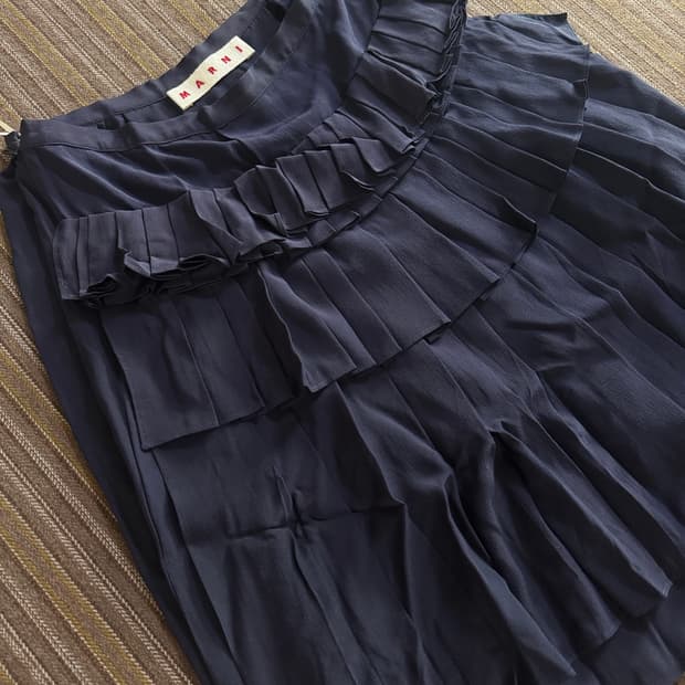 Marni 플리츠 미디스커트