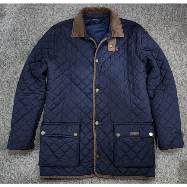 폴로 랄프로렌 코듀로이 카라 퀼팅 퀄팅 자켓 보이즈 XL(18-20)