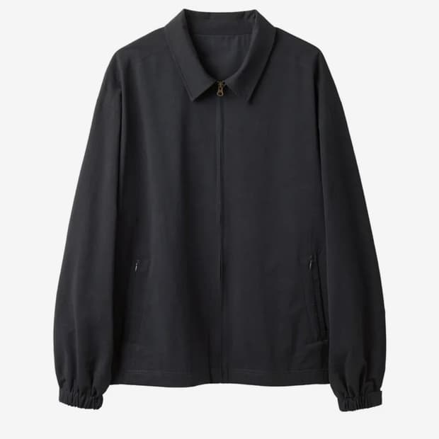 아르반 바틱 다잉 더블 포켓 카라 자켓_블랙 2사이즈