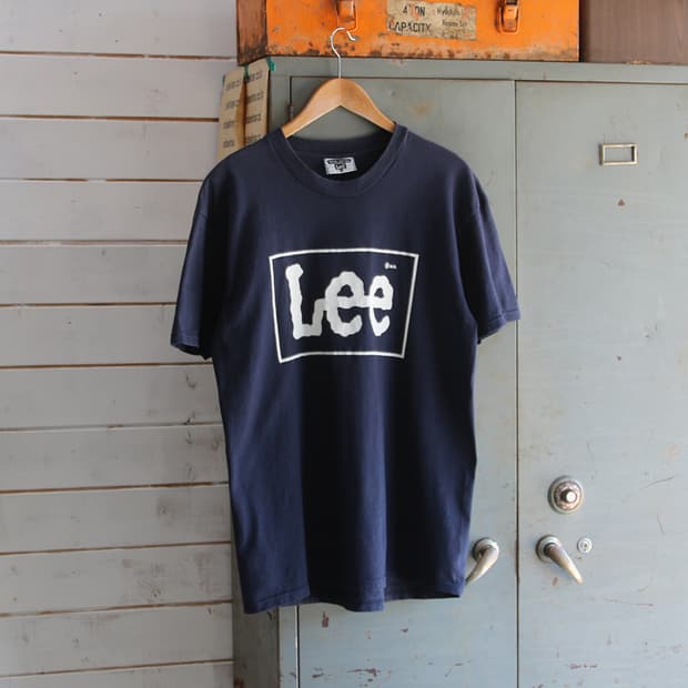 (착용컷) 90's Lee 로고 반팔 티셔츠 (남성용 100-103)