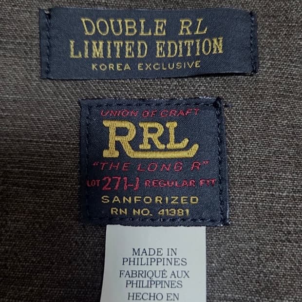 [구매] 더블알엘 rrl lot271 코리아 익스클루시브