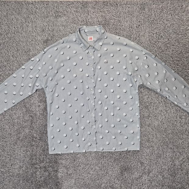 라코스테 여성 스트라이프 셔츠 M(95)