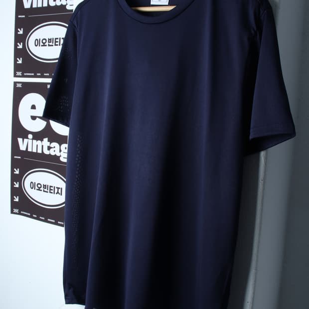 (XL) 마모트 반팔 티셔츠 새상품 기능성 무지 네이비-H35300