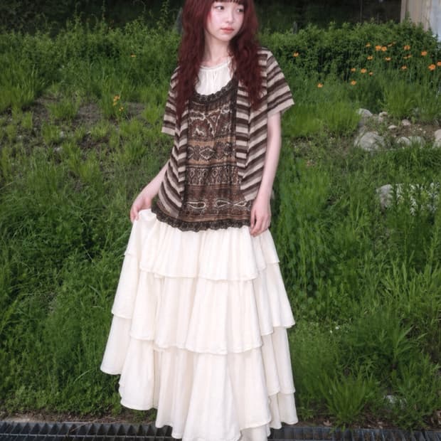 레어템 히피 걸 코디 set🪴