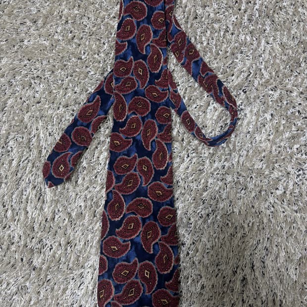 이태리제 디올 100프로 실크 넥타이