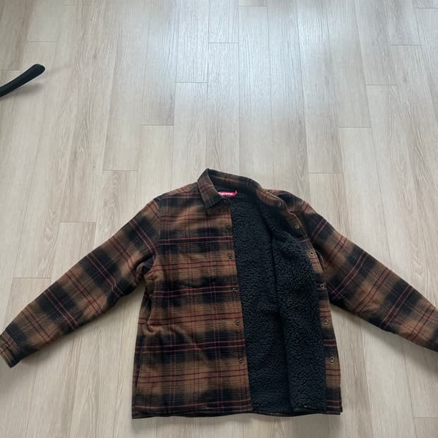 supreme 슈프림 라인드 플란넬 셔츠