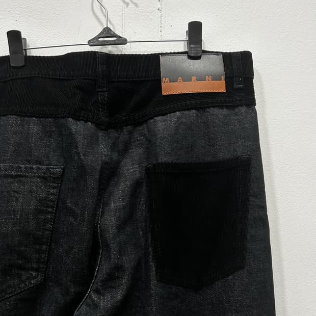새상품 마르니 데님 코듀로이 팬츠 청바지 32인치