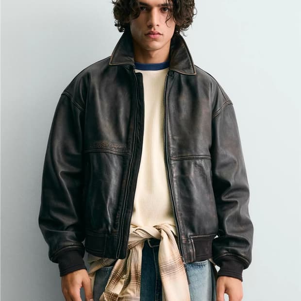 [M]자라 포드 레더 자켓