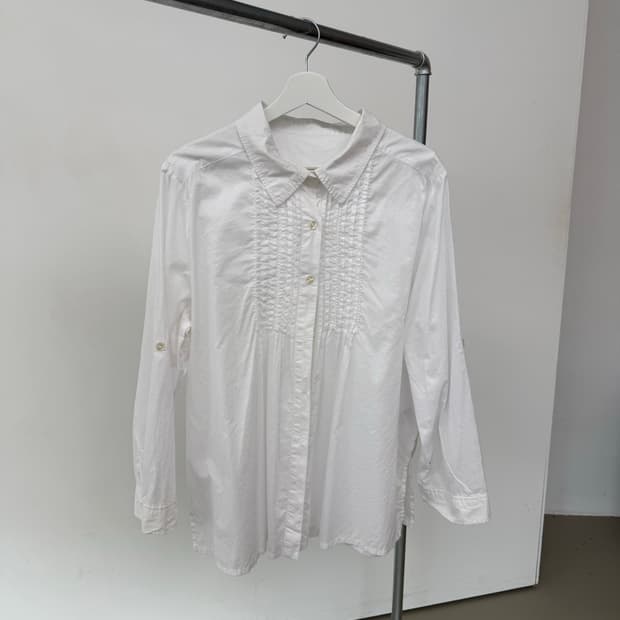 핀턱 코튼 셔츠 Pintuck Cotton Shirt