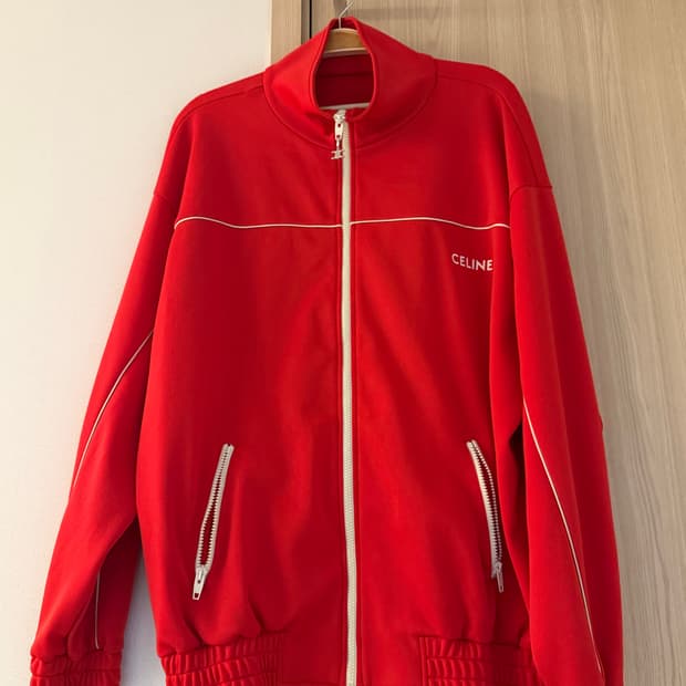 CELINE 레드 트랙 져지