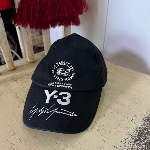 Y3 볼캡 블랙