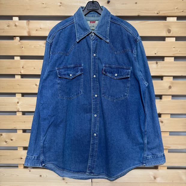 리바이스 웨스턴 데님셔츠