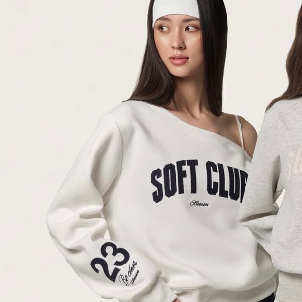 클리시어 25 SOFT line sweatshirt 소프트 라인 맨투맨