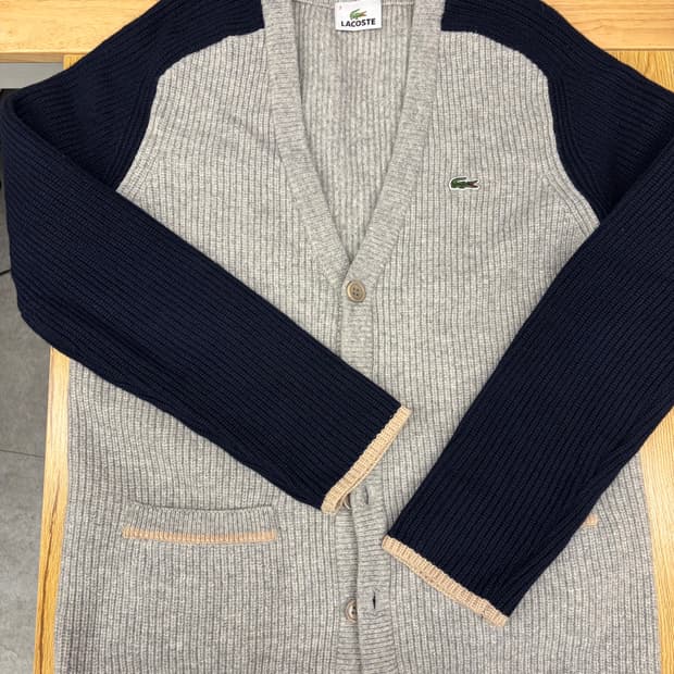 [95] 라코스테 울 니트 가디건