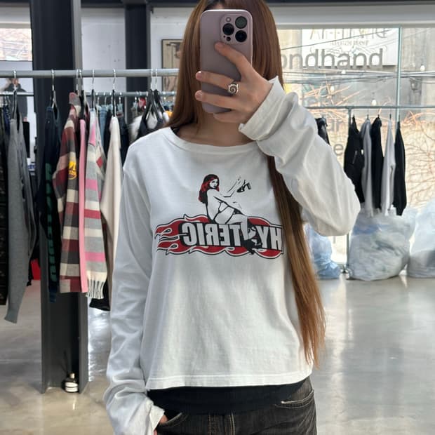 히스테릭글래머 Dizzy&Milky히스걸 롱슬리브