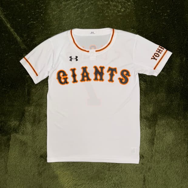 언더아머 요미우리 자이언츠 초노 히사요시 원버튼 헨리넥 유니폼