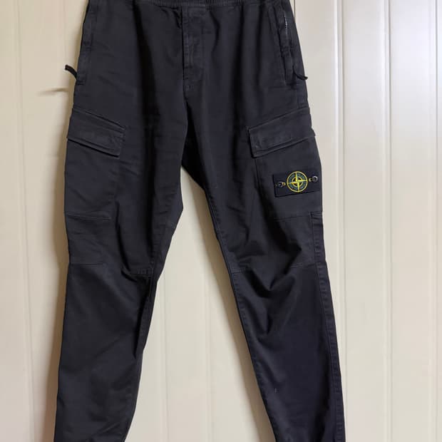 스톤아일랜드 조거 팬츠 34 블랙