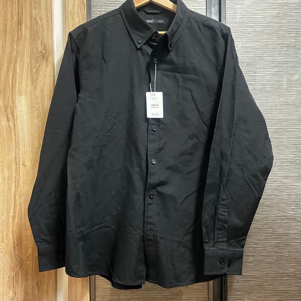 스파오 블랙 셔츠 L 새상품