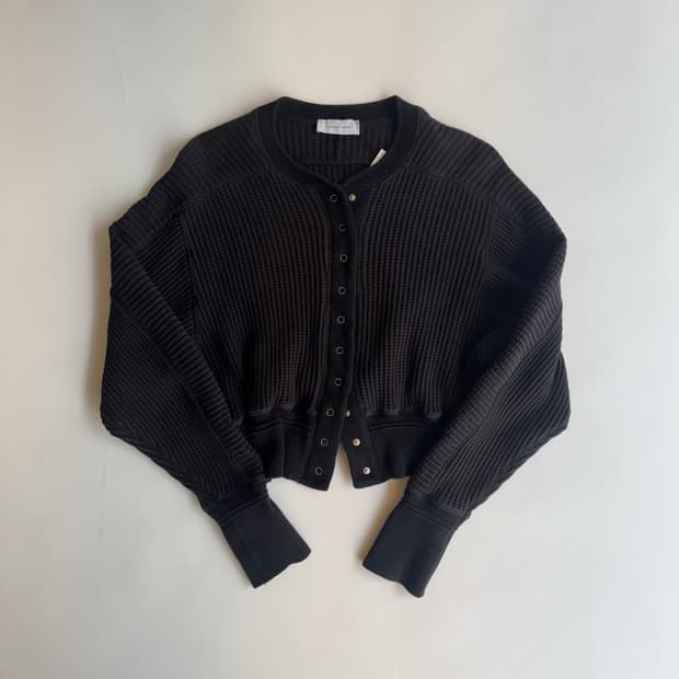 Adam Et Ropé Waffle Knit  Cardigan