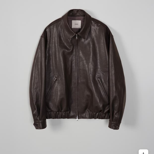 인더로우 애드리언 래더 블루종 자켓 3size