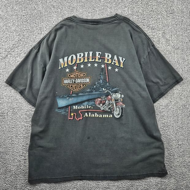 1998 할리데이비슨 빈티지 반팔 티셔츠 ( 2XL추정 ) / 11847