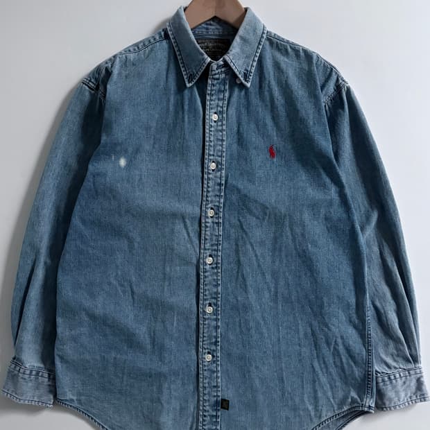 Polo 폴로 컨트리 90s 데님 셔츠