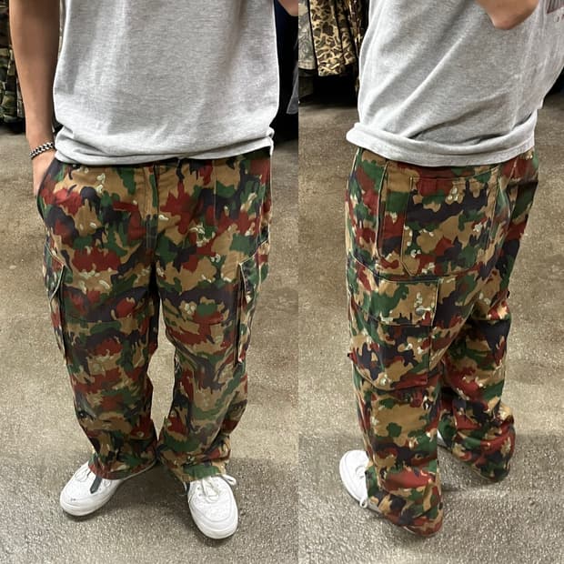 80s 스위스군 M83 필드 팬츠 (33”)