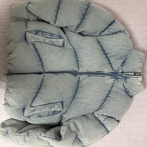 위캔더스 데님패딩L