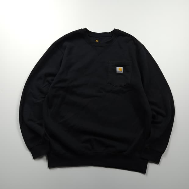 칼하트 오리지널 원포켓 블랙 스웻 셔츠 (L)