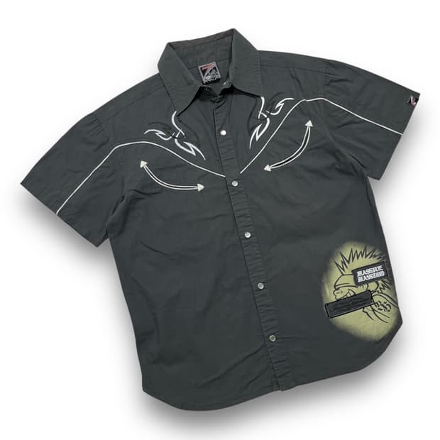 BLACK HOLE Western hip-hop shirt