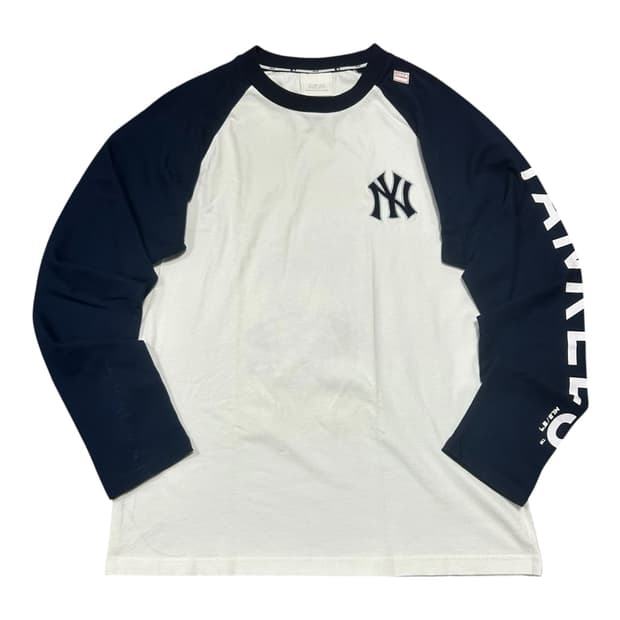 ✨ (만원 빈티지) MLB 뉴욕양키스 배색 롱슬리브