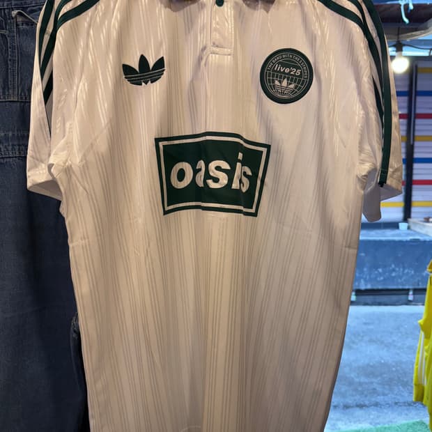 아디다스 x 오아시스 투어 자카드 져지 그린