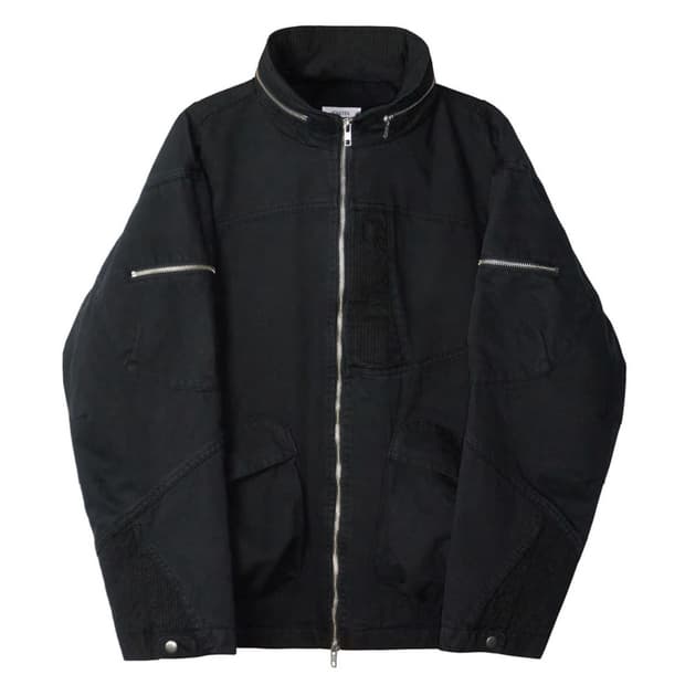 이그노타 코어:6 워시드 포켓 자켓 블랙 