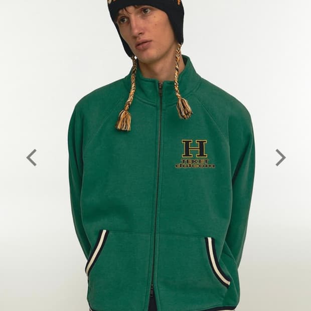 테켓 H ZIP-UP SWEATSHIRT-GREEN