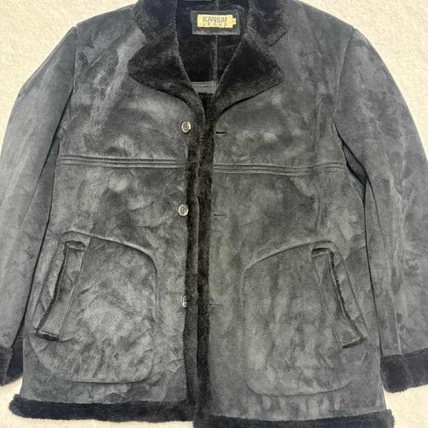 kansai 무스탕 블랙