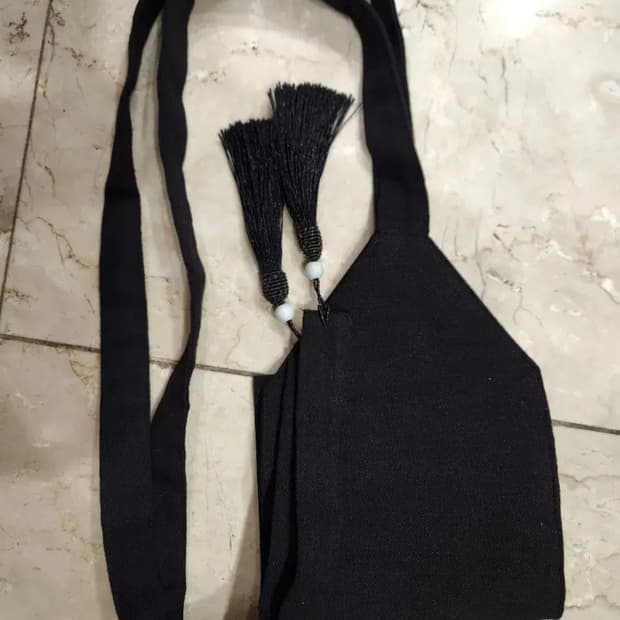 빈티지 동양풍 패션 허리띠 (블랙)