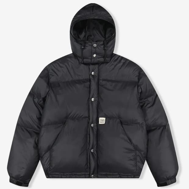 Hooded Down Jacket Black